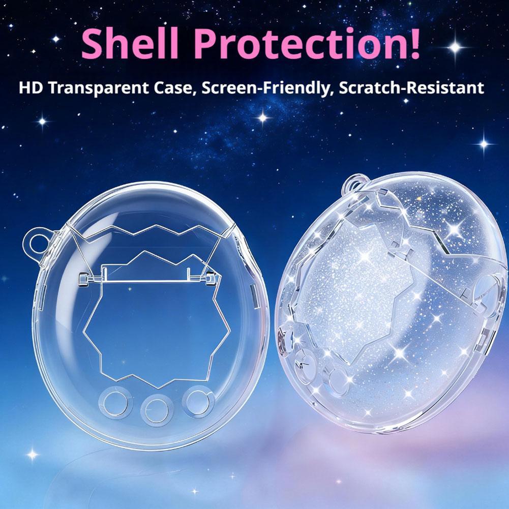 Gaming Accessories Kawaii - 透明保護シェルたまごっちパラダイス用シンプル耐衝撃アンチスクラッチケースゲームコンソール装飾カバー