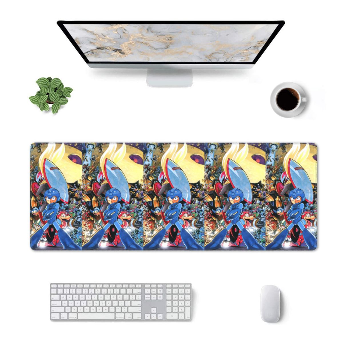 Gaming Accessories Men - 大型マウスパッド メガマン ビデオゲーム メガマン ゲーマー PC