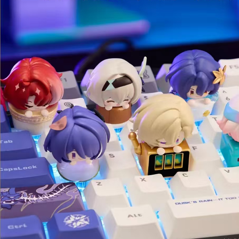 Gaming Accessories Keyboards - 在庫あり フィンガーキーキャップ ホンカイ・スターレイル セカンドシリーズ ゲーム周辺機器 アニメキーキャップ