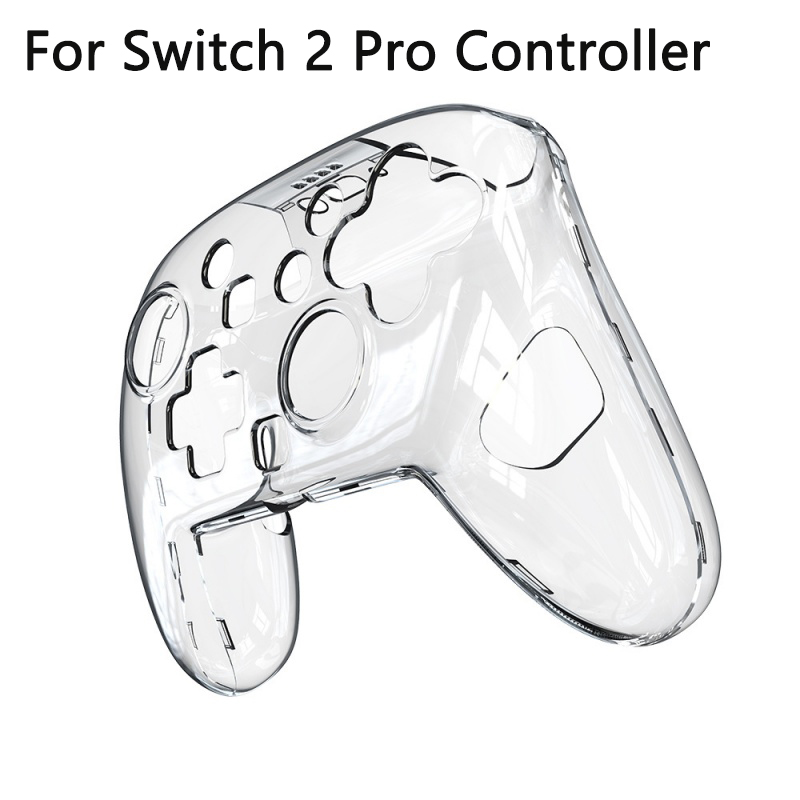 Controller Grip Cover - Switch 2 Proコントローラー用クリアPCカバー 超薄型透明保護ケース Switch 2ゲームパッド用ゲームアクセサリー