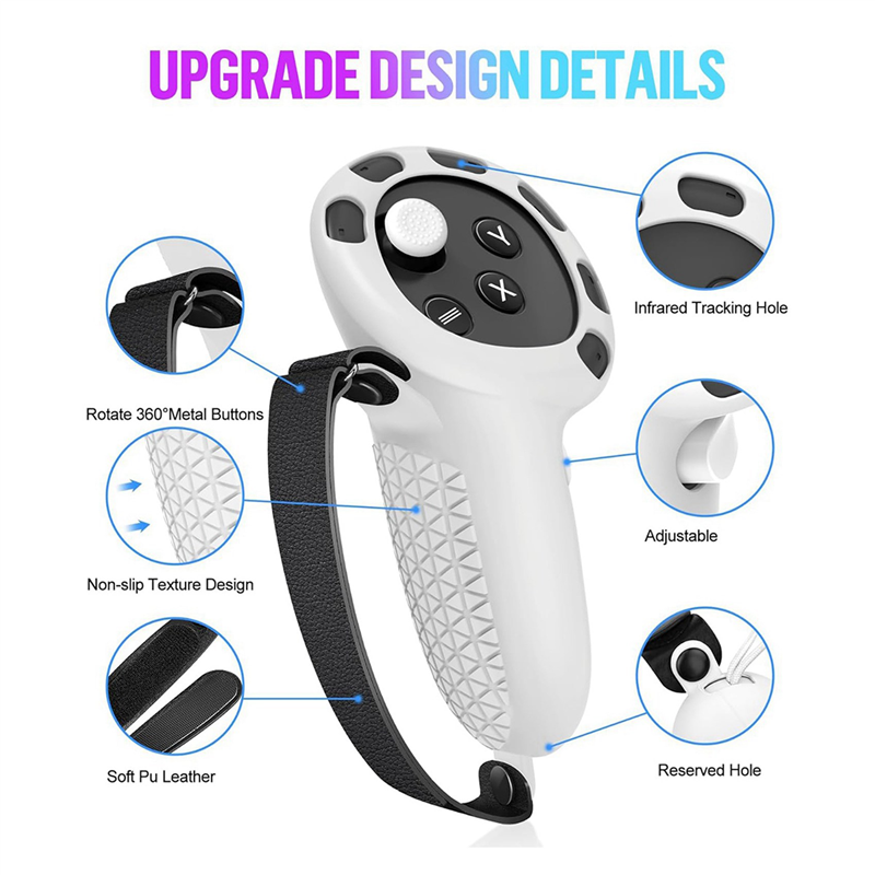 ABGN 4X Meta Quest 3 保護カバーハンドル - Controller Grip Cover のレビューと価格