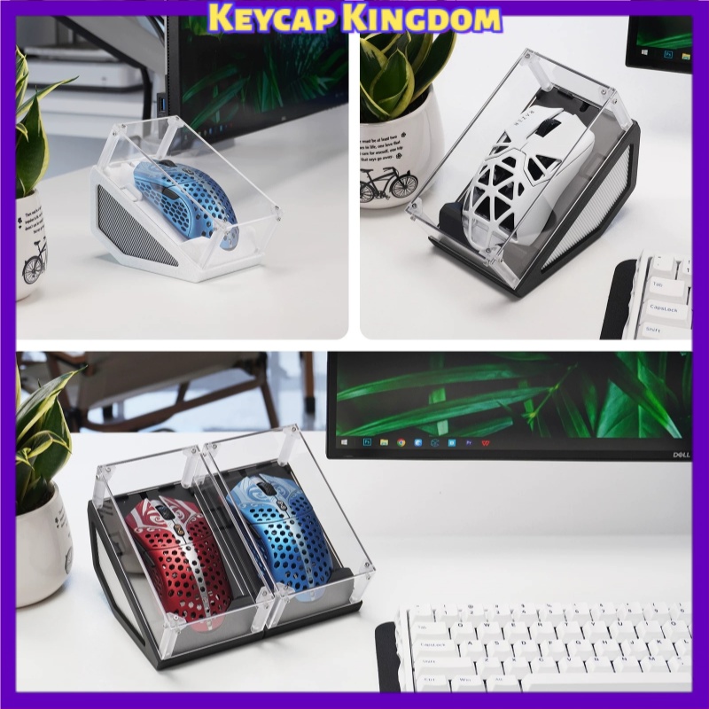 新しい透明アクリル 3D プリントマウスダストカバー & デ - Gaming Accessories For Pc Setup のレビューと価格