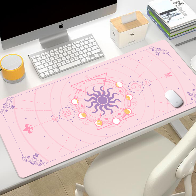 魔法の月の星が付いたゲームマウスパッド,大きいサイズ,紫,か - Gaming Accessories Kawaii のレビューと価格
