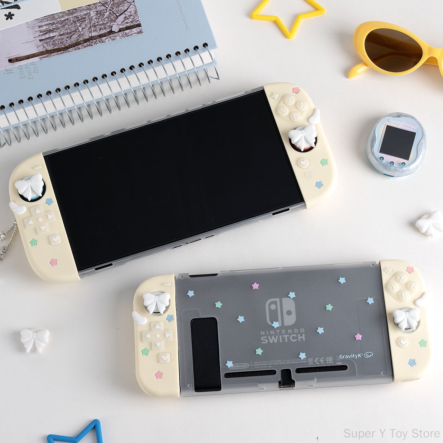 Switch 2 OLED NS用 新型オリジナル保護ケース - Controller Grip Cover のレビューと価格