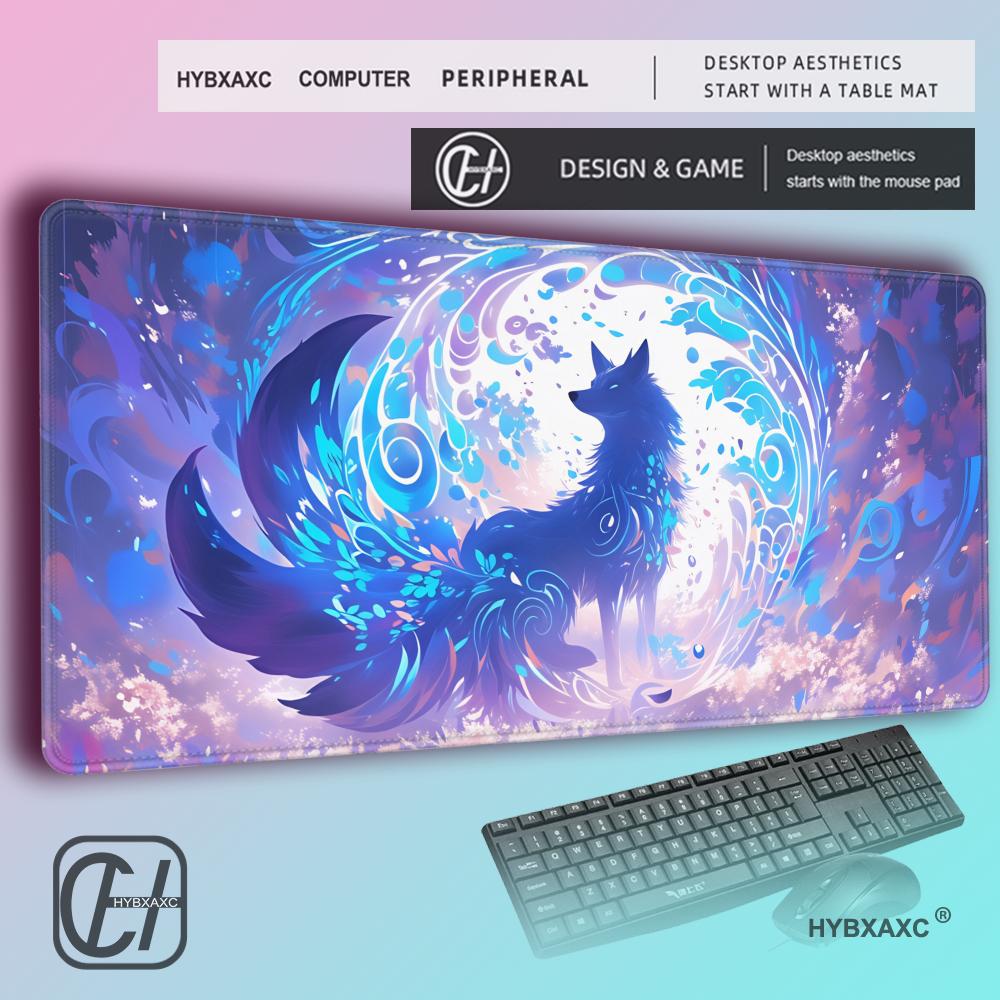 HYBXAXC マウスパッドアニメフォックスゲーマーピンクパ - Gaming Accessories Pink のレビューと価格
