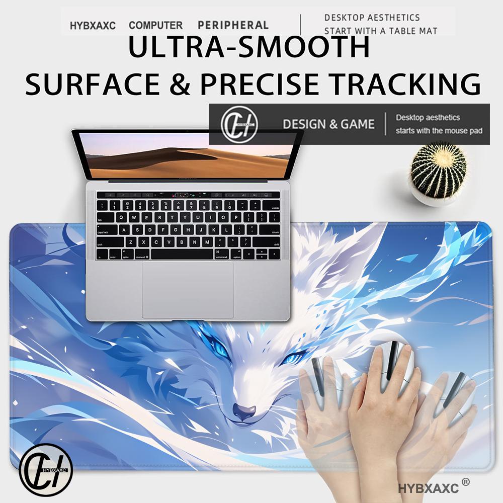 HYBXAXC マウスパッドアニメフォックスゲーマーピンクパ - Gaming Accessories Pink のレビューと価格