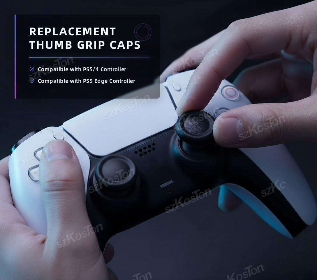 6-8 個の交換用ジョイスティックキャップ PS5 /PS4 - Controller Grip Cover のレビューと価格