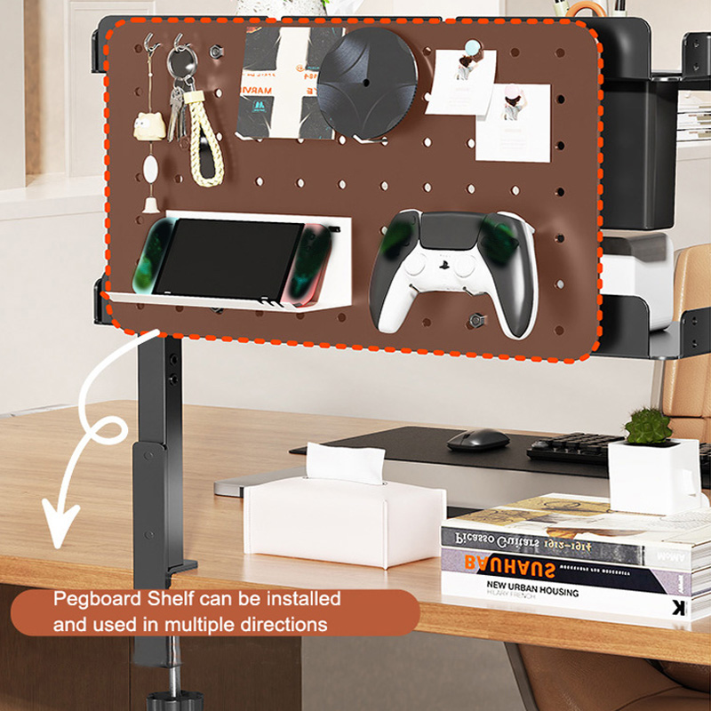 クランプ式14インチデスク上・下2段棚ユニット、テーブルアク - Gaming Home Accessories のレビューと価格