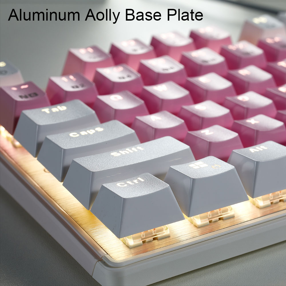 HEXGEARS GK715S メカニカルキーボード 104 - Gaming Accessories Pink のレビューと価格