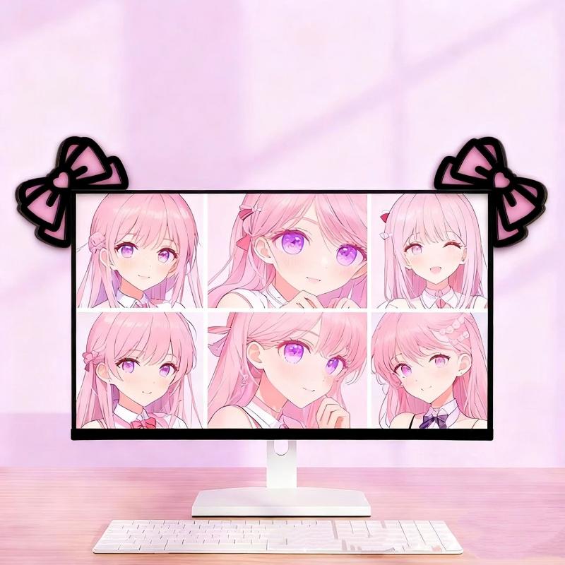 新しい 1/2 個木製ちょう結び PC アクセサリーかわいい - Gaming Accessories For Pc Setup のレビューと価格