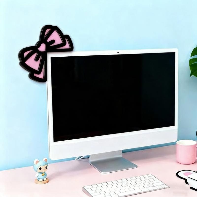 新しい 1/2 個木製ちょう結び PC アクセサリーかわいい - Gaming Accessories For Pc Setup のレビューと価格