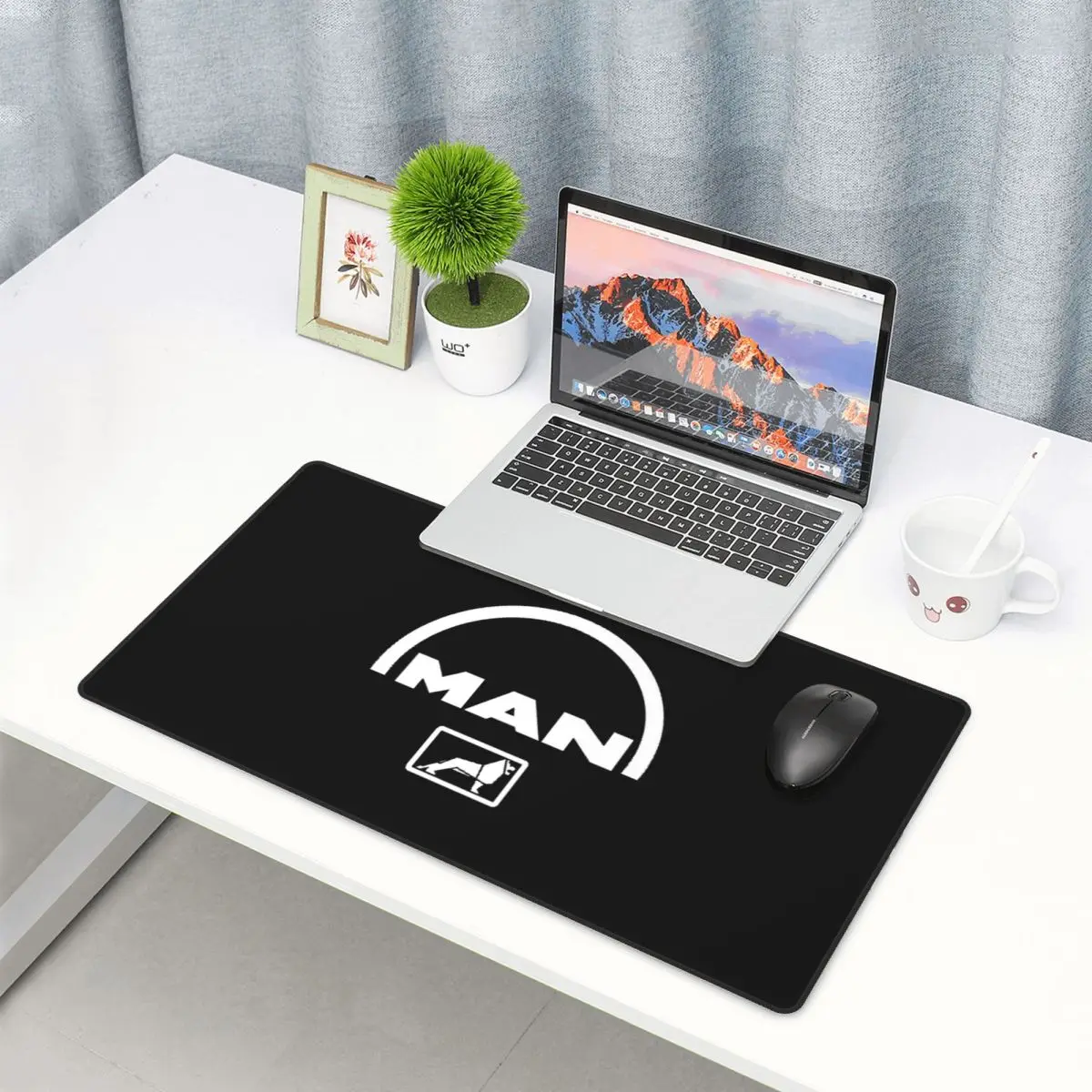 大型マウスパッドマントラックバス両用ロゴゲーマーPCラップト - Gaming Accessories Men のレビューと価格