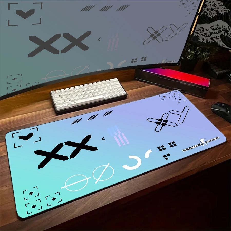 かわいい XXL キュートな大型マウスパッド CSGO デス - Gaming Accessories For Pc Setup のレビューと価格