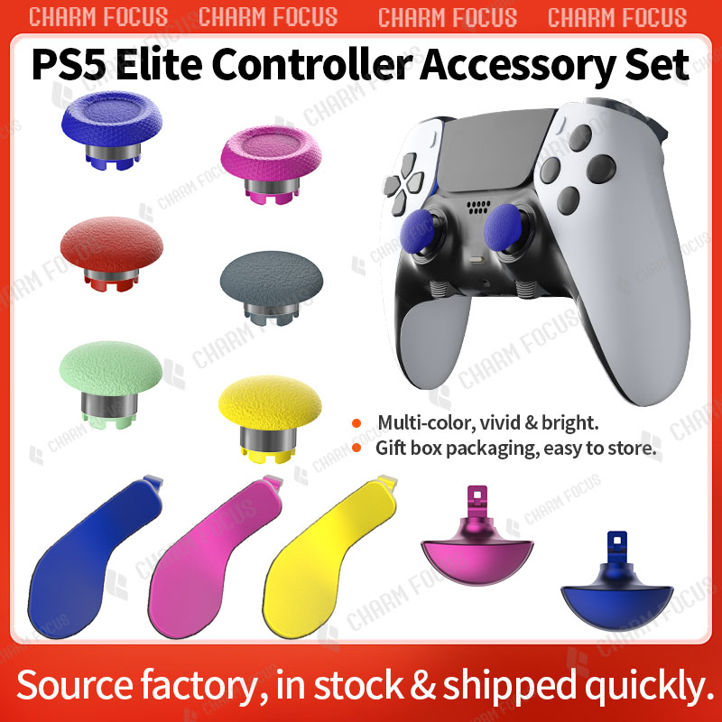 Ps5エッジコントローラー用プラスチックサムスティックキャッ - Controller Grip Cover のレビューと価格