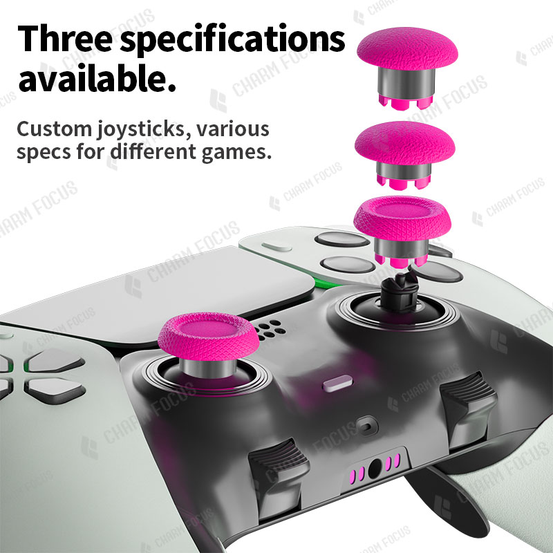 Ps5エッジコントローラー用プラスチックサムスティックキャッ - Controller Grip Cover のレビューと価格