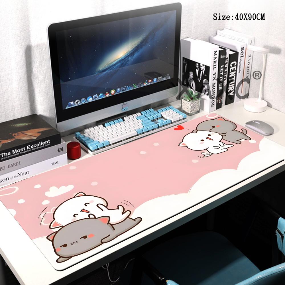 XXL カワイイゲーミングマウスパッド 900x400x3M - Gaming Accessories Pink のレビューと価格