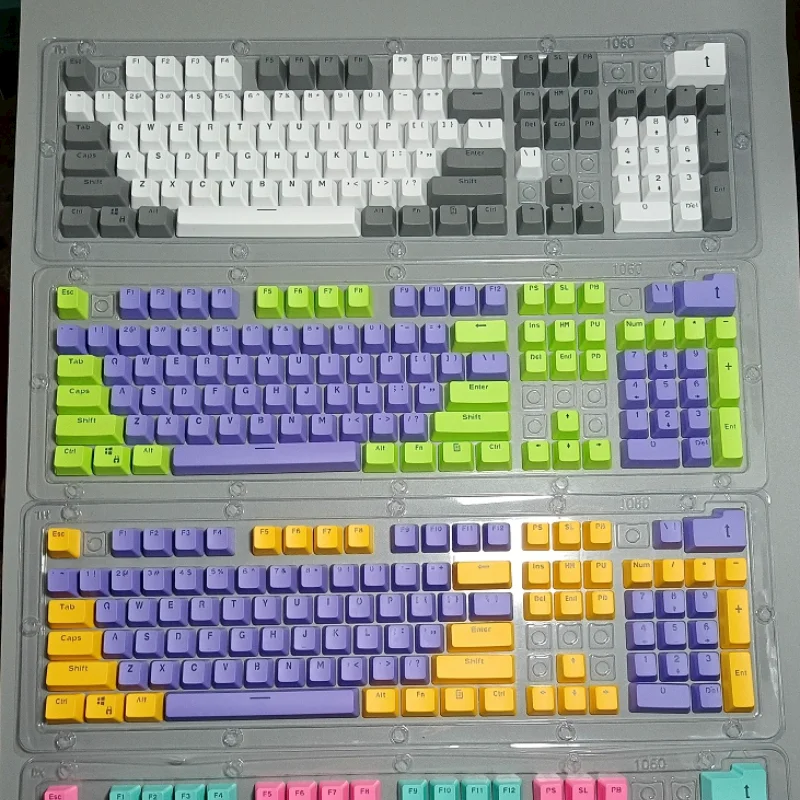 良い Pbt Oem キーキャップ 61/87/104 キー - Gaming Accessories Pink のレビューと価格