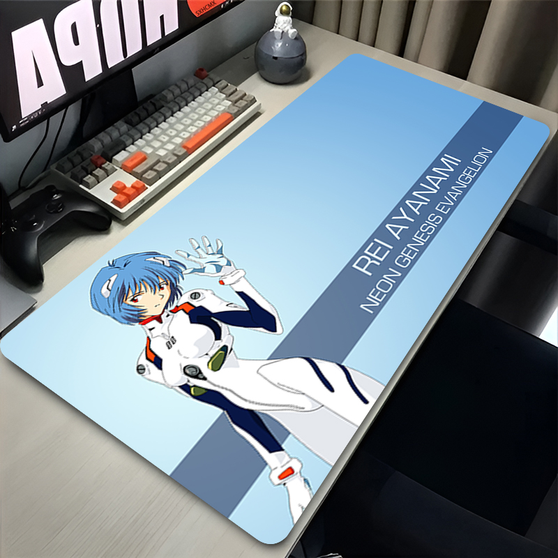 マウスパッド XXL 大型かわいいアニメガール綾波レイマウス - Gaming Accessories Keyboards のレビューと価格