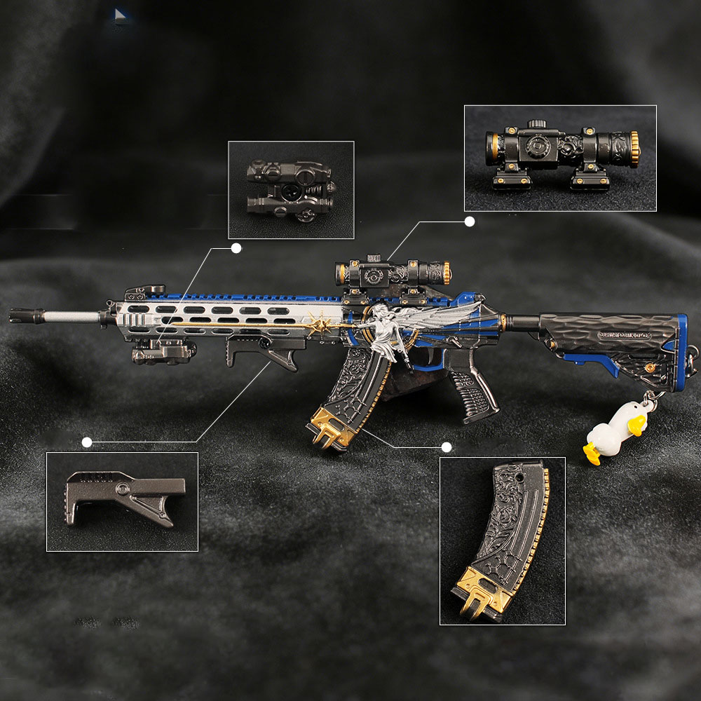 22cm着脱式おもちゃ銃キーホルダー金属製モデルディスプレイ - Gaming Accessories In China のレビューと価格