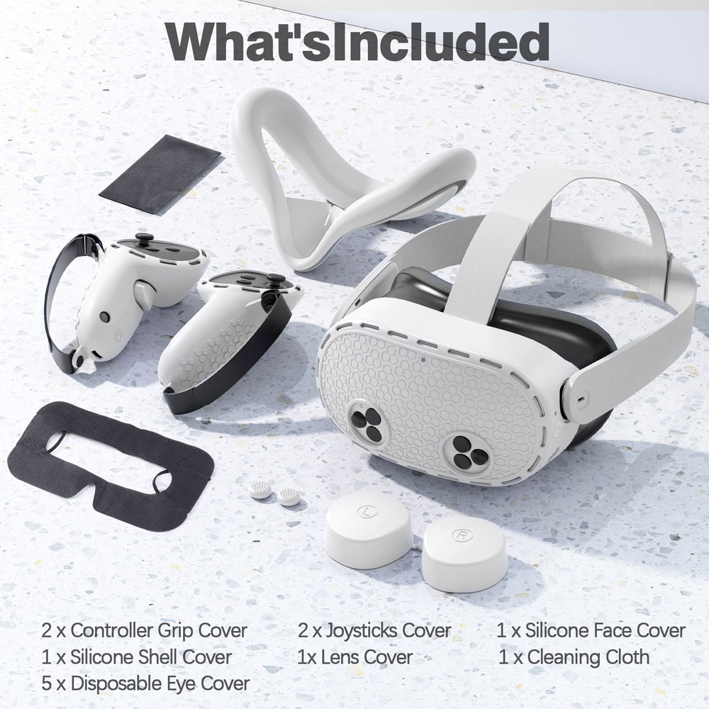 Meta Quest 3S VRコントローラー用7in1シリ - Controller Grip Cover のレビューと価格