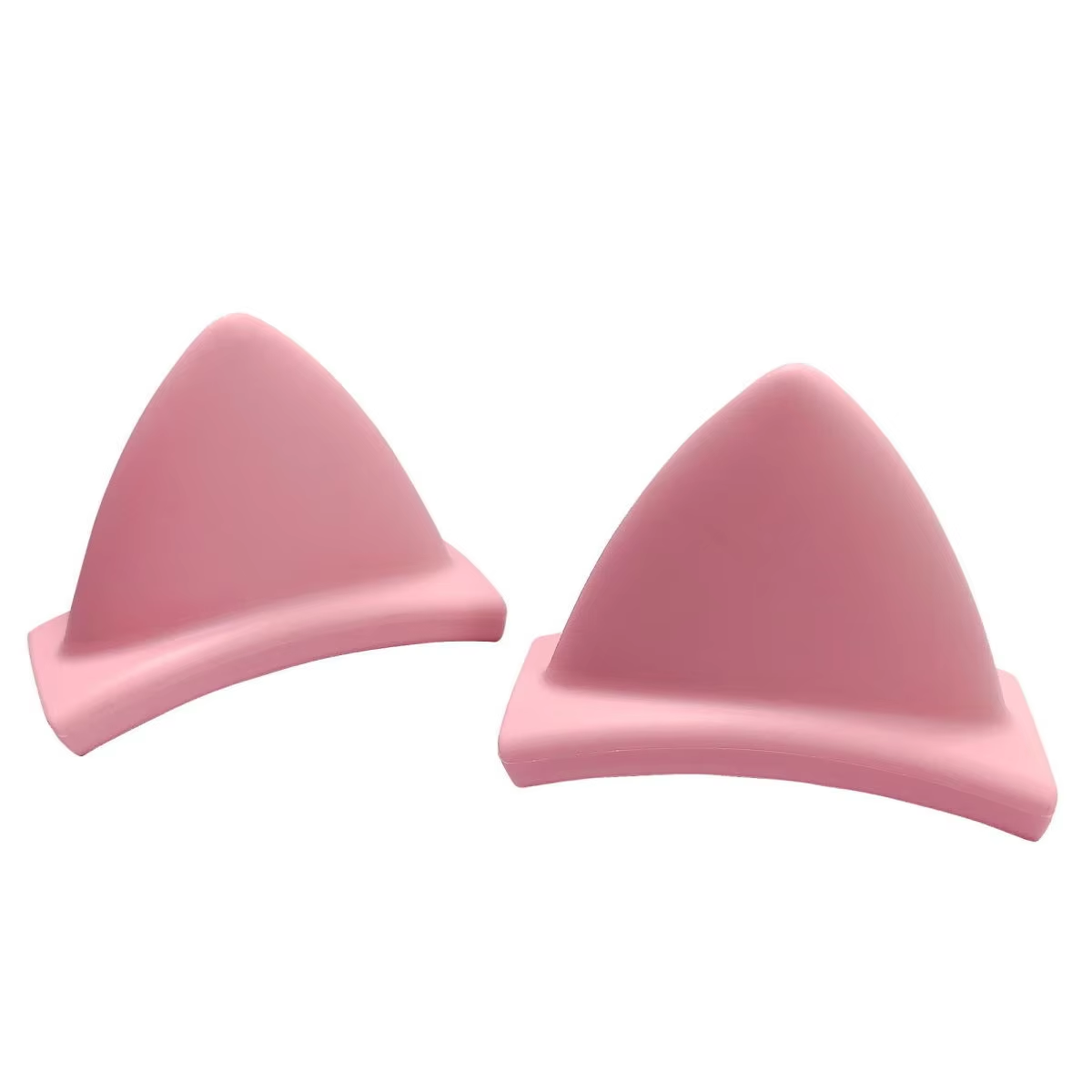 ピンクのシリコン猫耳ペンダントヘッドフォン用ワイヤレス有線ヘ - Gaming Accessories Pink のレビューと価格