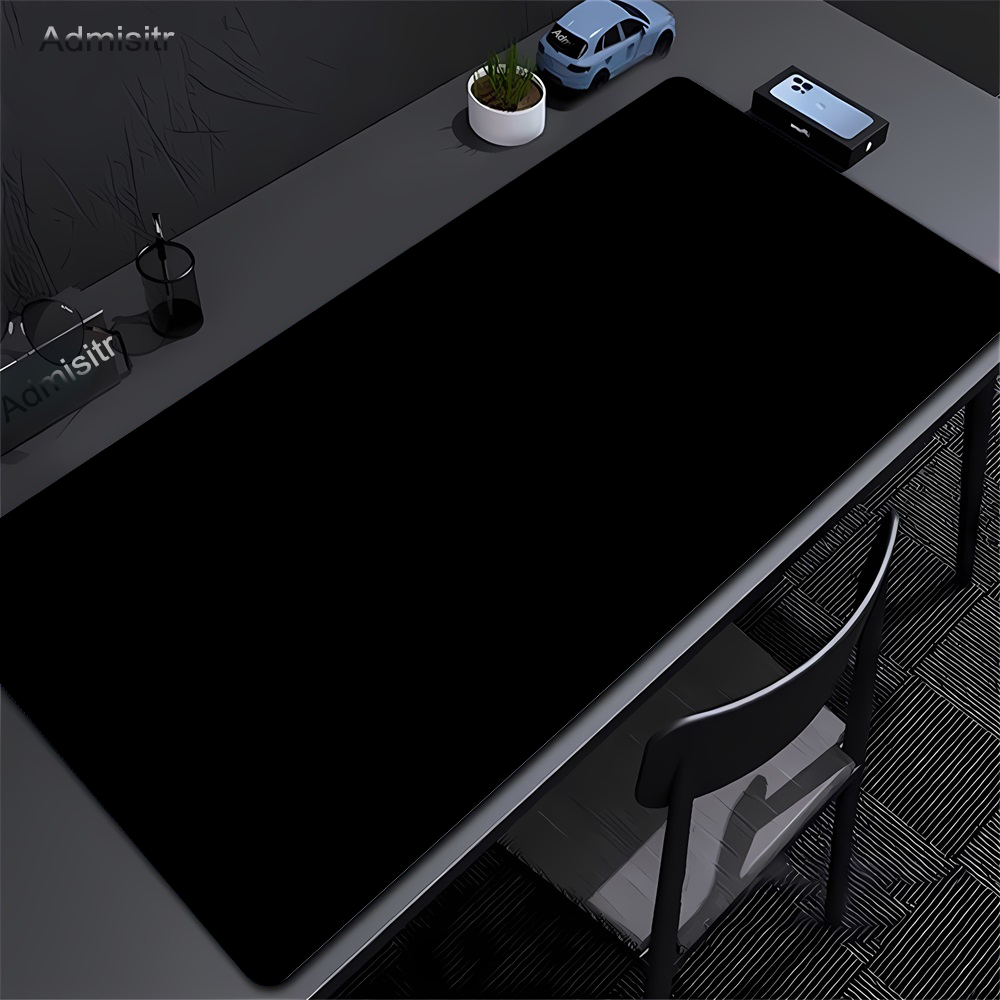 大型の黒い革製ゲーミングマウスパッド,単色マット,防水,傷防 - Gaming Home Accessories のレビューと価格
